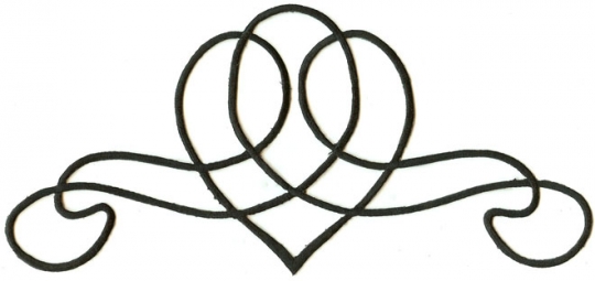 8020 Black Iron On Applique